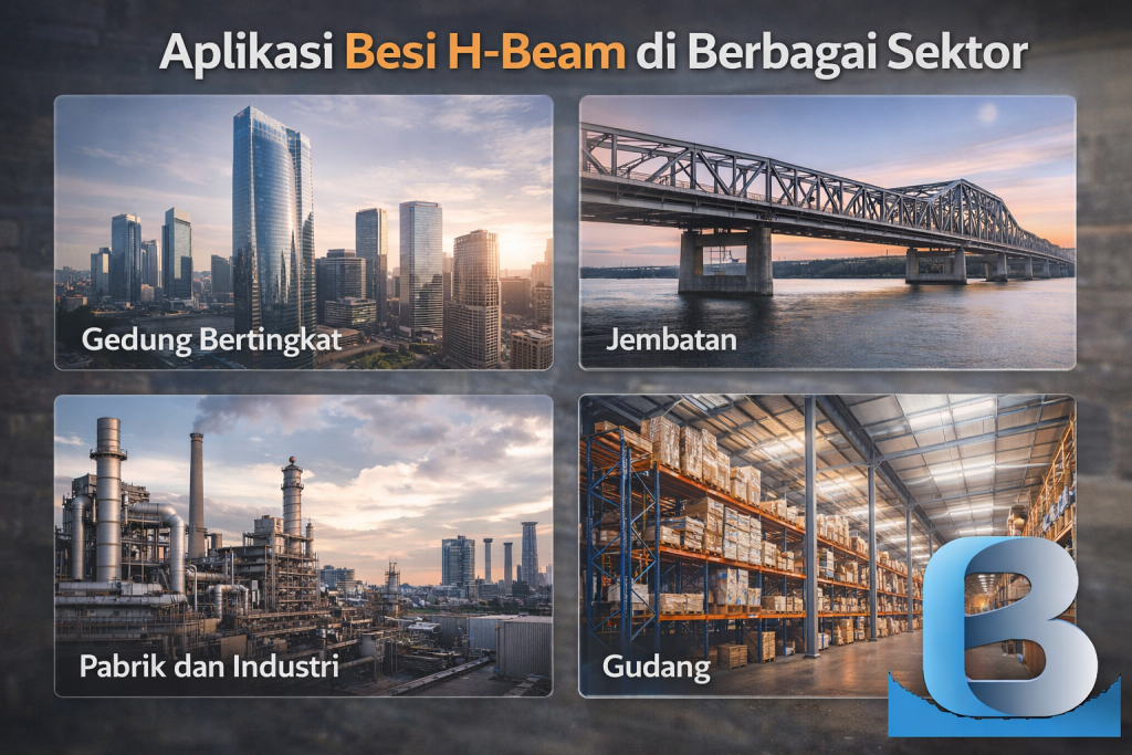Aplikasi Besi H-Beam di Berbagai Sektor. pipagalvanis.co.id