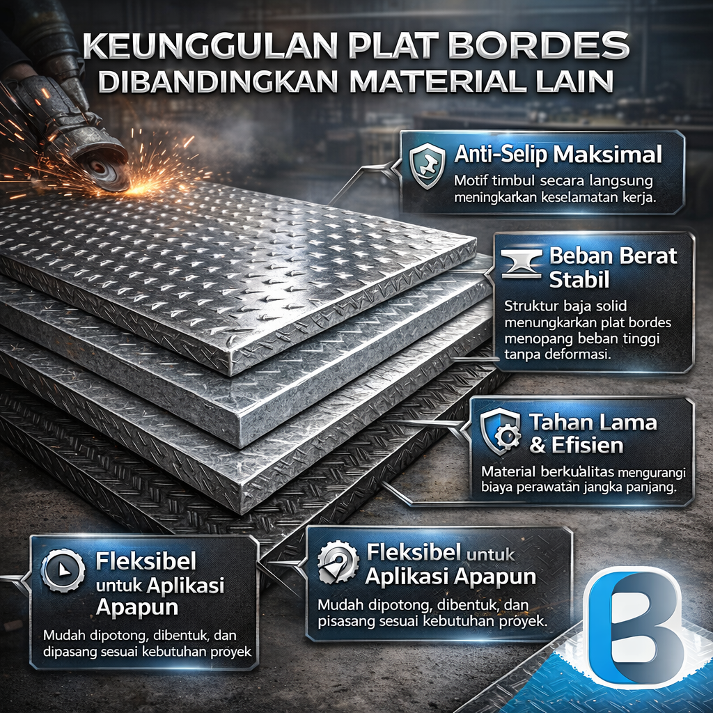 Keunggulan Plat Bordes Dibandingkan Material Lain.pipagalvanis.co.id