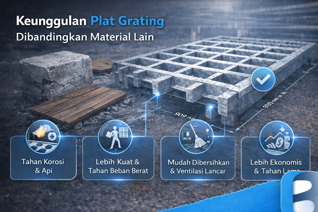 Keunggulan Plat Grating Dibandingkan Material Lain.pipagalvanis.co.id