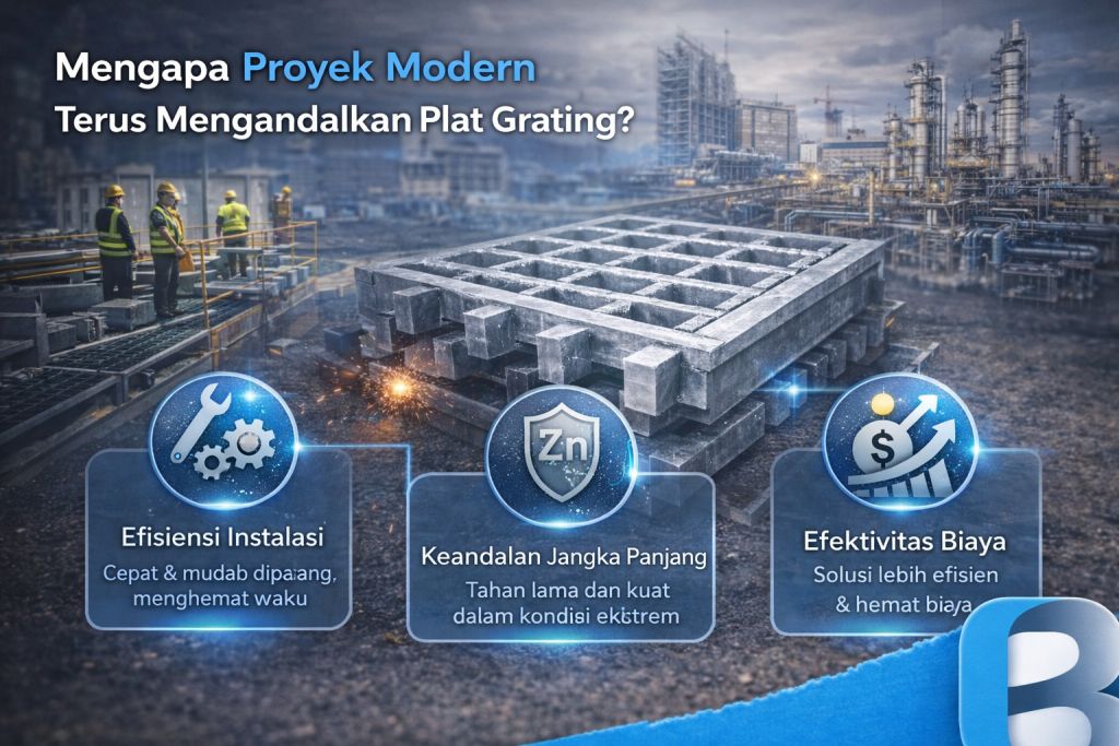 Mengapa Proyek Modern Terus Mengandalkan Plat Grating. pipagalvanis.co.id